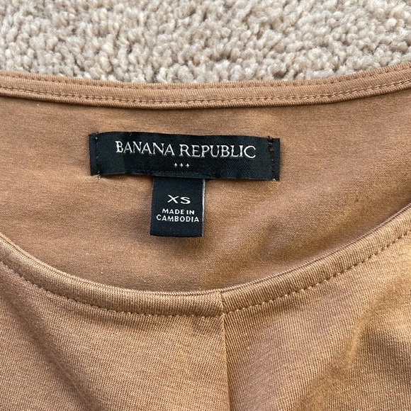 Banana republic bloc tan twist front body suit size XSasnew - Picture 2 of 5